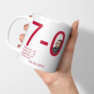 Liverpool 7 Man United 0 Funny Football Mug | Ten Hag Gary Neville Jamie Carragher Liverpool Football Fan Birthday Gift Idea | BB281 bild 2