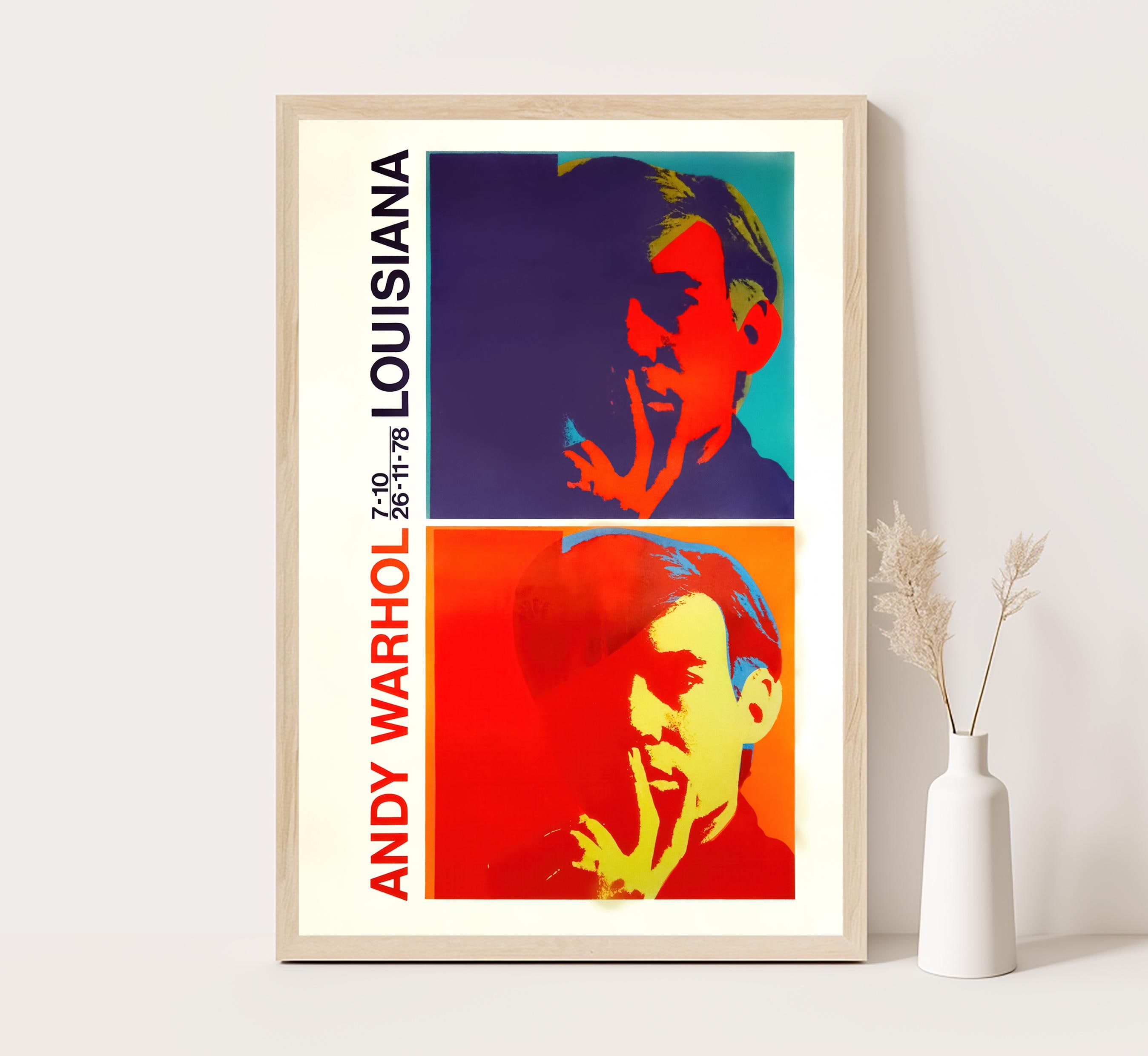 Andy Warhol Louisiana Museum Poster 1978 Exhibition Art Print - Etsy