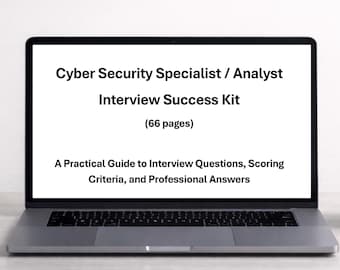 Cybersecurity Interview Success Kit – Analyst & Specialist Roles (PDF Download)