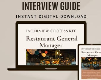 Preguntas de entrevista para gerente general de restaurante / escenarios reales, matriz de puntuación y desglose de respuestas estructuradas
