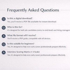 Pu&ograve; includere: Sfondo bianco con il testo "Frequently Asked Questions" in carattere grigio scuro. Le domande e le risposte sono elencate di seguito, con le domande contrassegnate da un simbolo Q o A. Le risposte sono in un carattere pi&ugrave; piccolo.