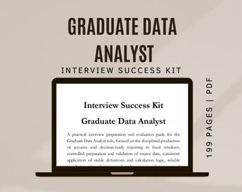 Kit de entrevistas para analistas de datos de posgrado: Prácticas de validación e informes (descarga digital)