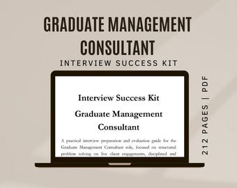 Guía de preparación para la entrevista de consultor de gestión de posgrado (descarga digital)