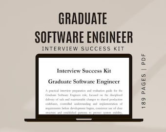 Guía de preparación para la entrevista de ingeniero de software (descarga digital)
