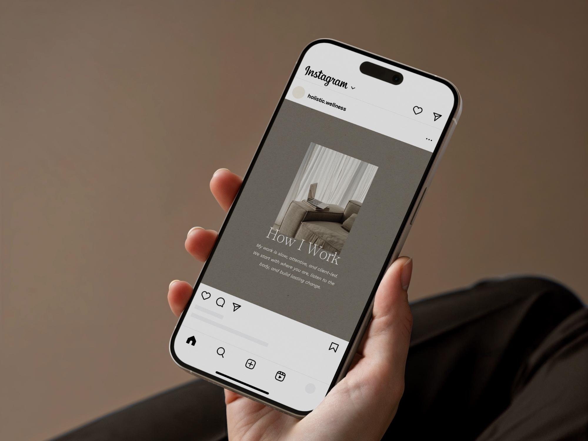 Wellness Instagram Templates for Holistic Coaches - 60 Editable Canva ...