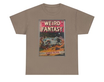 Weird Fantasy Crashed Rocket Heavy Cotton Tee