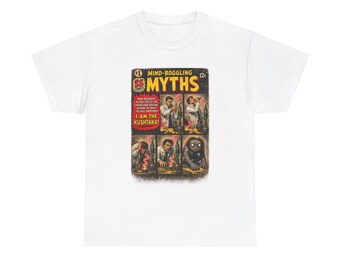 Original Retro Comic - Mind-Boggling Myths Unisex Heavy Cotton Tee