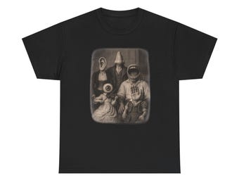 Surreal Five Senses Family Portrait Unisex Heavy Cotton Tee