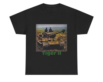 WW2 German Tiger II Tank Heavy Cotton Tee