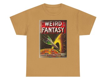 Weird Fantasy Green Rocket Heavy Cotton Tee