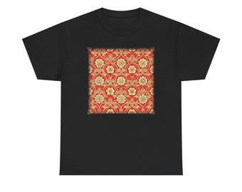 Thailand Lai Thai Chinese Style Pattern Unisex Heavy Cotton Tee