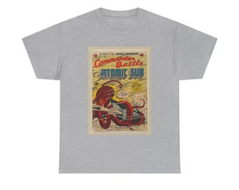 Atomic Sub & Commander Battle Heavy Cotton Tee