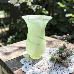 Green French Opaline Glass - Etsy