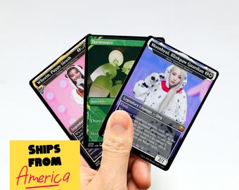 Mamamoo-inspired Comedian Foil MTG Cards | Fan Made K-Pop Magic Proxies