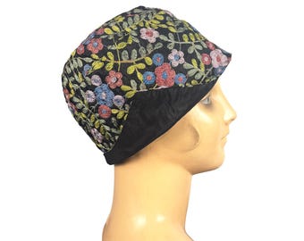 1920s Colorful Embroidery Cloche Hat