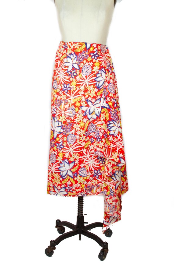 1950s Sarong Skirt ~ Paradise Sportswear Hawaiian