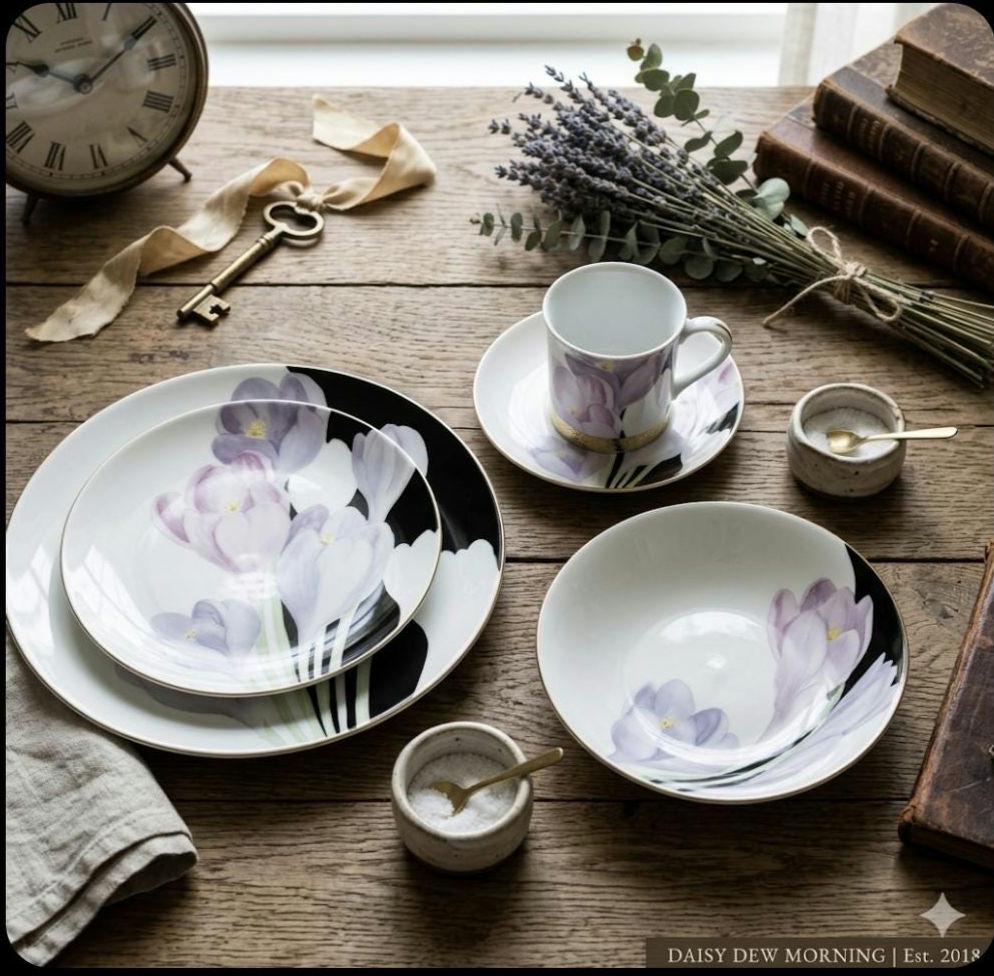 Vintage Mikasa Dinnerware Set - Etsy
