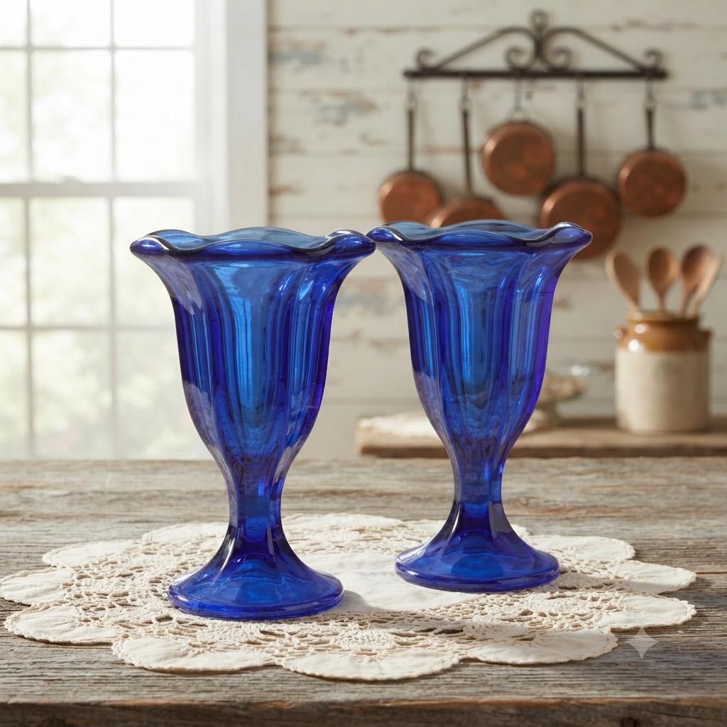 Anchor Hocking Cobalt Blue Glassware - Etsy