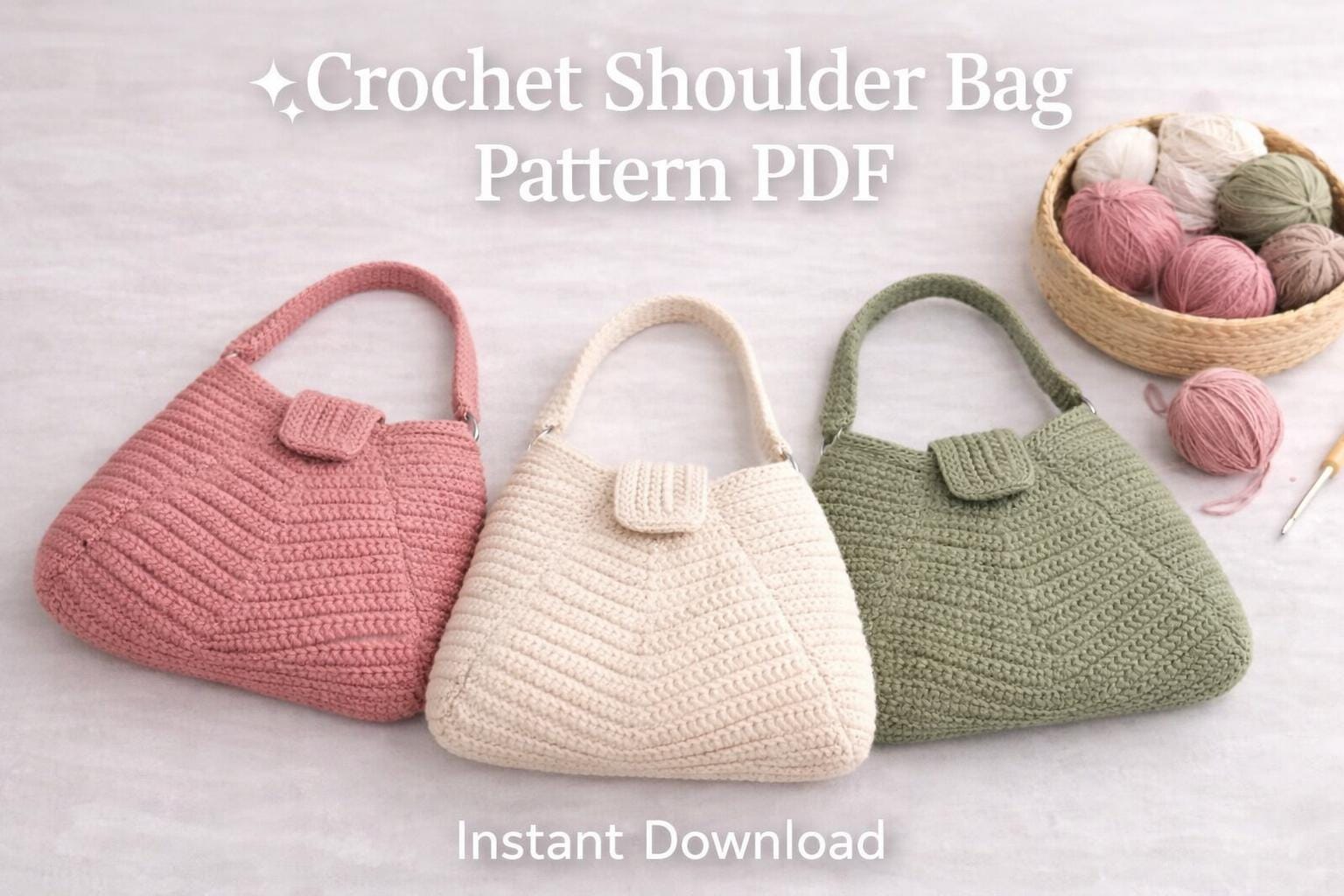 29 Modern Crochet Patterns to Refresh Your Handmade Style Today 3 Modern Crochet Shoulder Bag Pattern