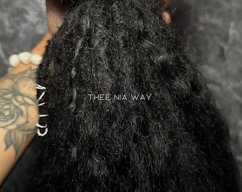 Extensiones de cabello humano / Boho Loc (set completo)