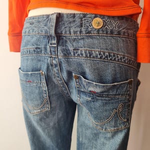 Jean Roxy Taille 28 - Coupe Skinny Bleu - Occasion Très Bon état