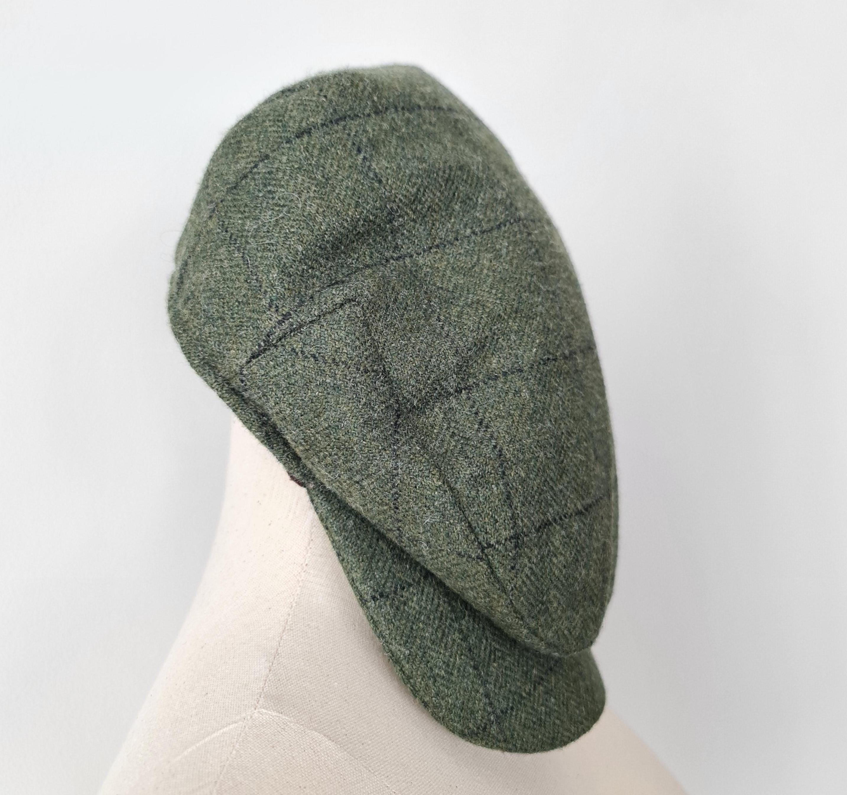 Vintage Weave O The Irish Beret Hat Green Chenille Knit Made in Ireland Enamel Beret Green Vintage Hats for Women for sale | eBay main image 2
