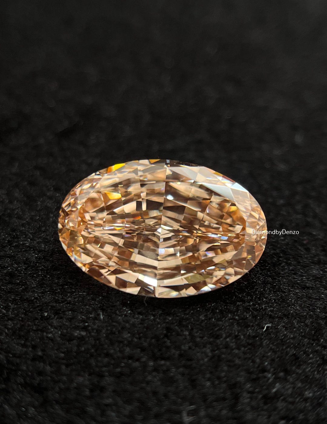 IGI Certified 3 Ct Fancy Pink Modified Oval Cut Lab Grown Diamond ...