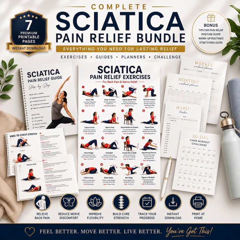 Static Stretch Routine Sciatica Pain Relief Exercises, Lower Back Stretch Routine, Physical ...
