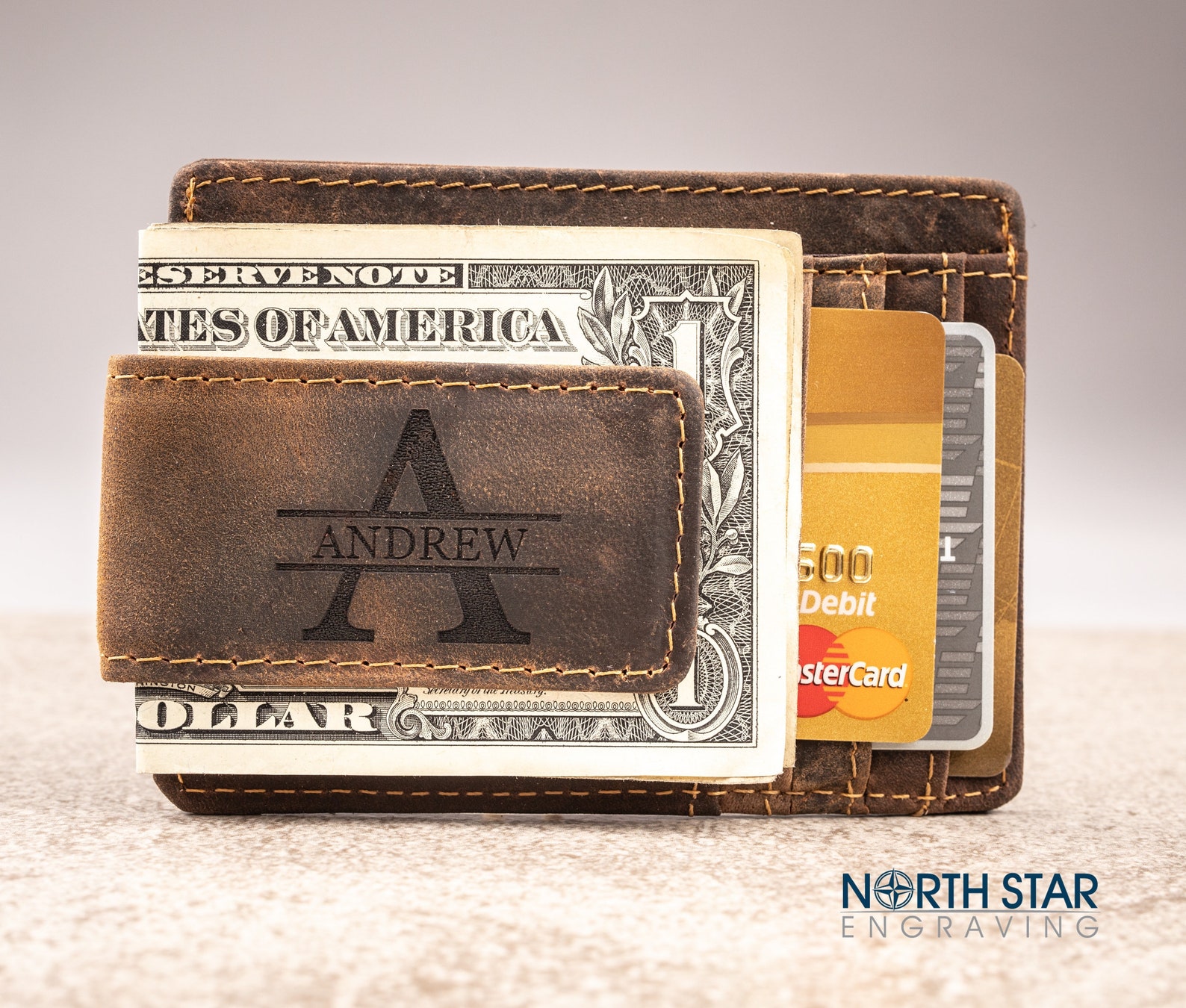 Mens Wallet Husband One Year Anniversary Gift Gifts for Dad Etsy