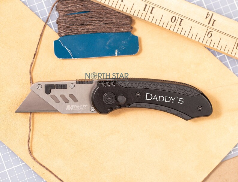 Personalized Utility Knife Box Cutter Knife Christmas Gifts Etsy