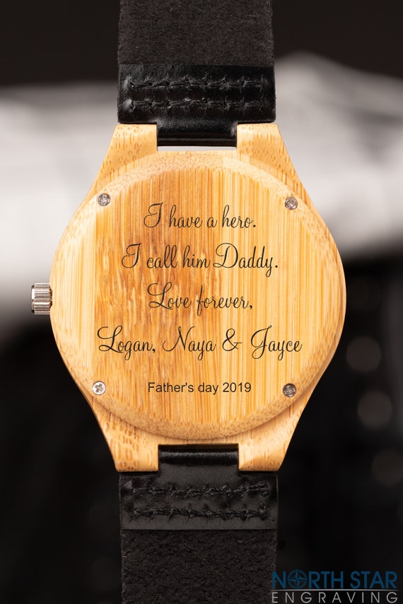 watch engraving ideas for dad