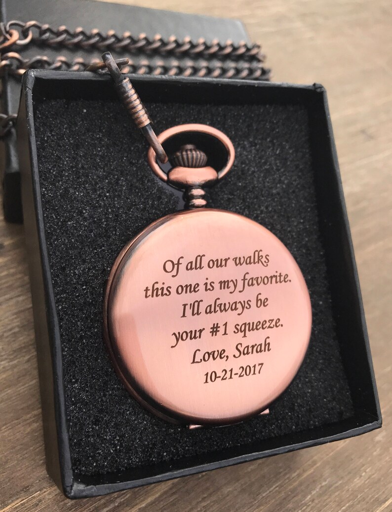 Wedding Gifts for Dad Personalized Pocket Watch Gift for Dad Etsy
