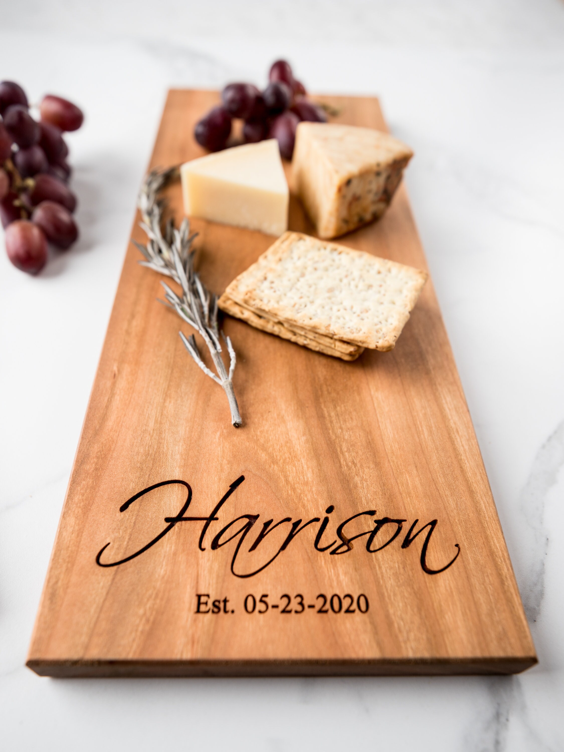 Custom Cheese Board Engagement gift gifts for her Wedding Etsy