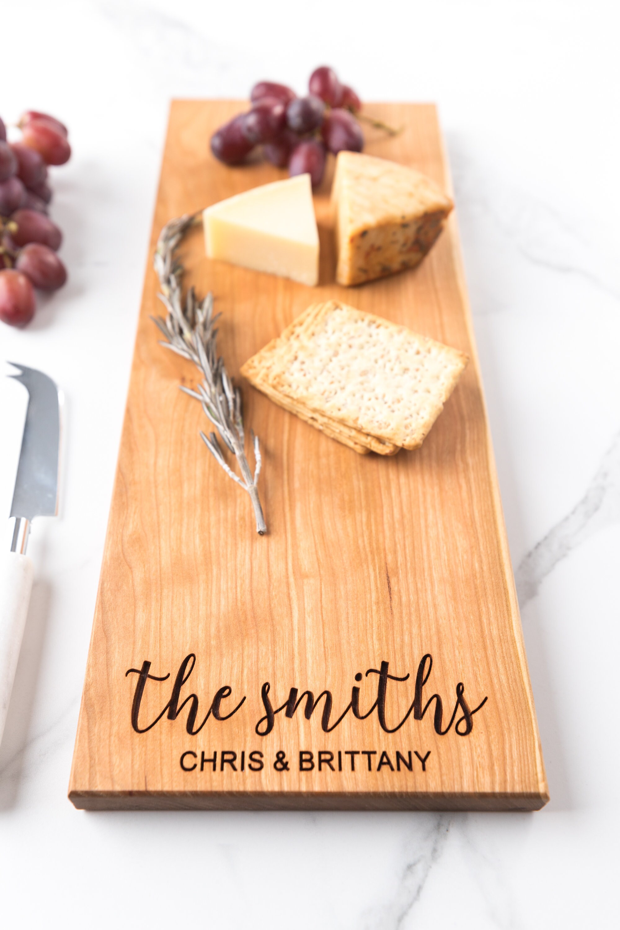 Custom Cheese Board Christmas gifts for parents Charcuterie Etsy