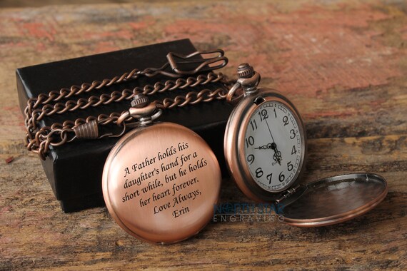 pocket watch father of the bride