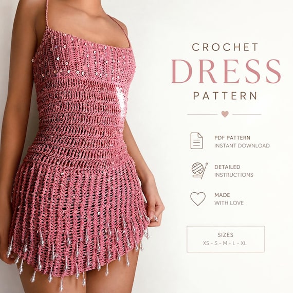 Crochet Fairy Dress Pattern PDF