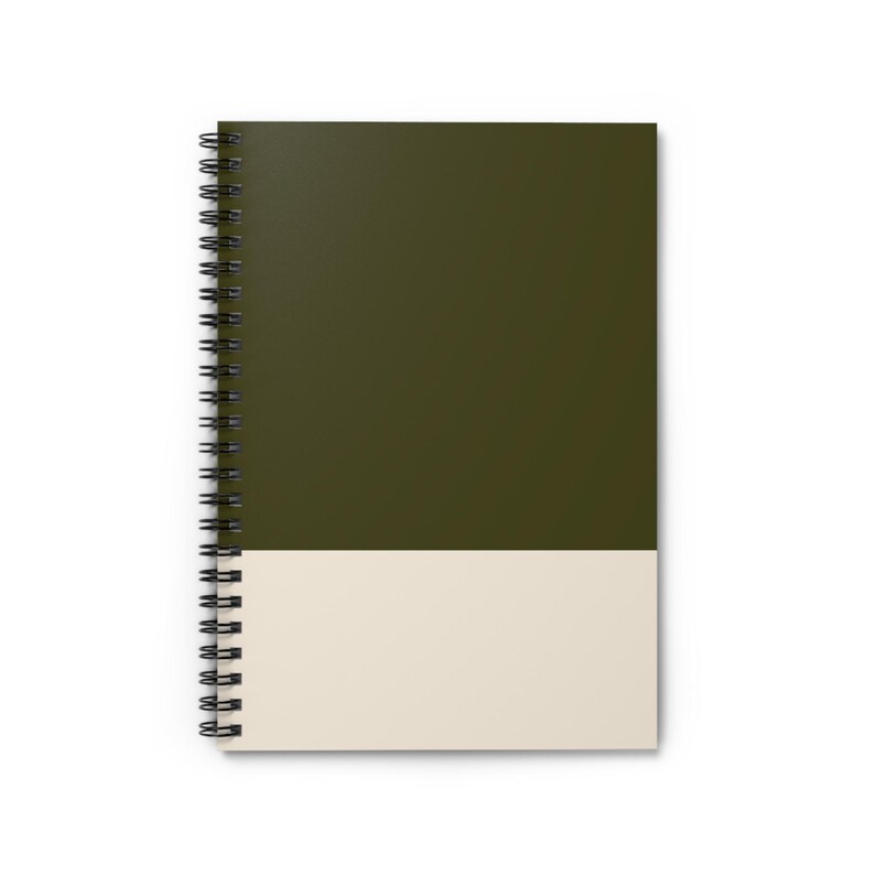 Minimal Notebook | Spiral Ruled Journal | School Supplies - Etsy
