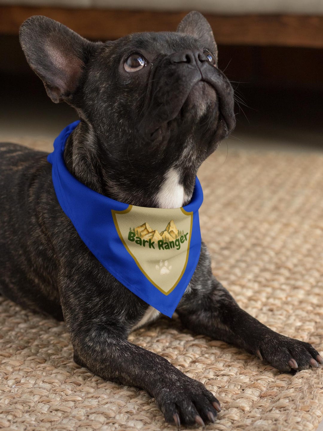 Bark Ranger Badge Pet Bandana | Pet Accessory - Etsy