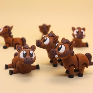 3D-print paard STL-bestand: knikspeelgoed (digitale download)