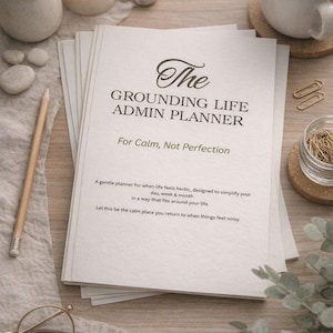 The Grounding Life Admin Planner