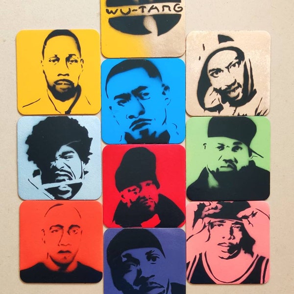 Wu Tang Members Coaster Set