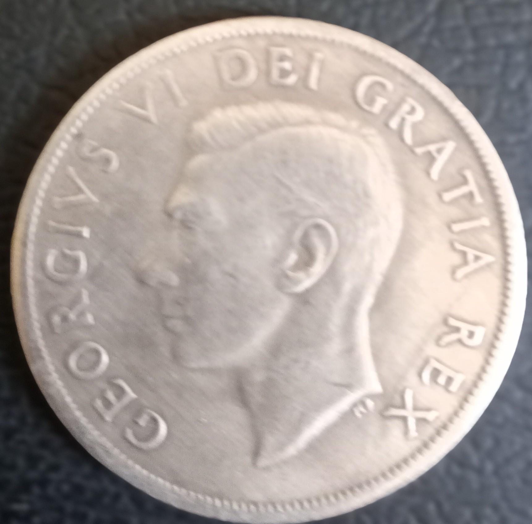 Canadian coins 1948 silver dollar - Etsy 日本