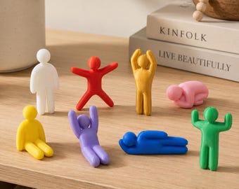 MECCHA CHAMELEON Figures-Mini Figures Hide and Seek  | 3D Printed Hiding Set | Gift for Artist |  Custom Gamer Decor Replica