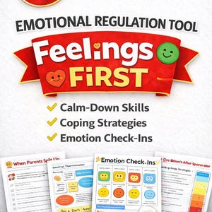 Emotional Regulation Toolkit | Calm Down Activities, Coping Skills, Feelings Worksheets | SEL, Neurodiversity-Friendly