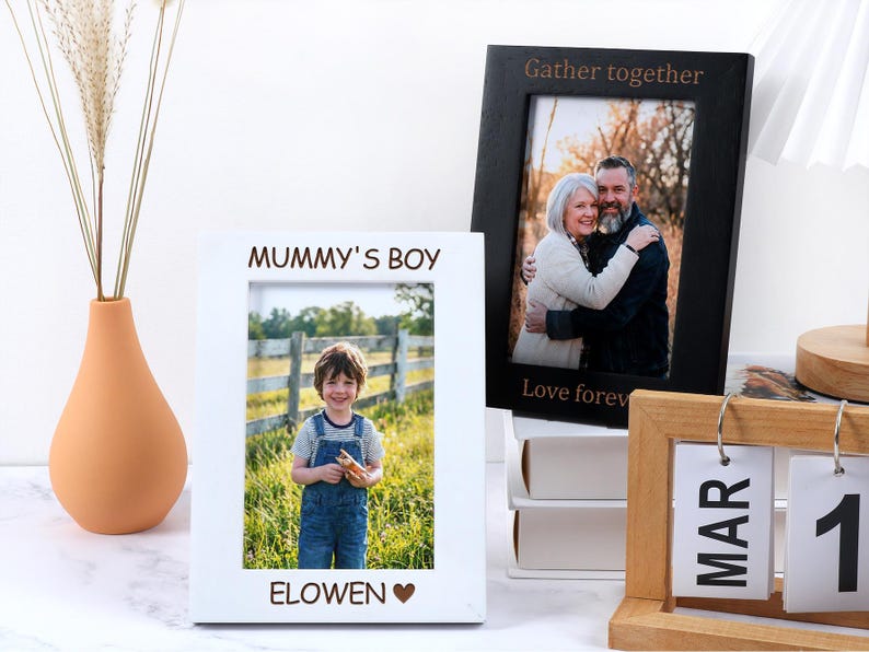 Custom Photo Frame&Photo Printing, Solid Wood Engraved Personalized Gift/Your Logo/Accept wholesale prices image 10