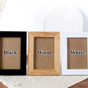 Custom Photo Frame&Photo Printing, Solid Wood Engraved Personalized Gift/Your Logo/Accept wholesale prices image 9