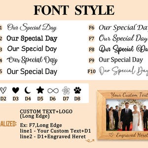 Custom Photo Frame&Photo Printing, Solid Wood Engraved Personalized Gift/Your Logo/Accept wholesale prices image 11