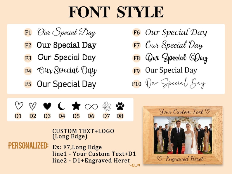 Custom Photo Frame&Photo Printing, Solid Wood Engraved Personalized Gift/Your Logo/Accept wholesale prices image 11