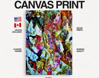 US - sensory overload - Abstract Fine Art Canvas for Wall Decor