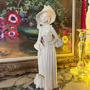 A Santini Sculpture Woman Lady - Etsy